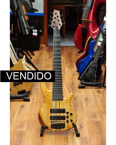 Overwater Progress Deluxe 7 String Quilted Maple